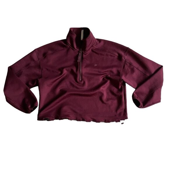 Fabletics Barrier Scuba Oversized Pullover 1/2 Zip Size XL - Picture 3 of 13